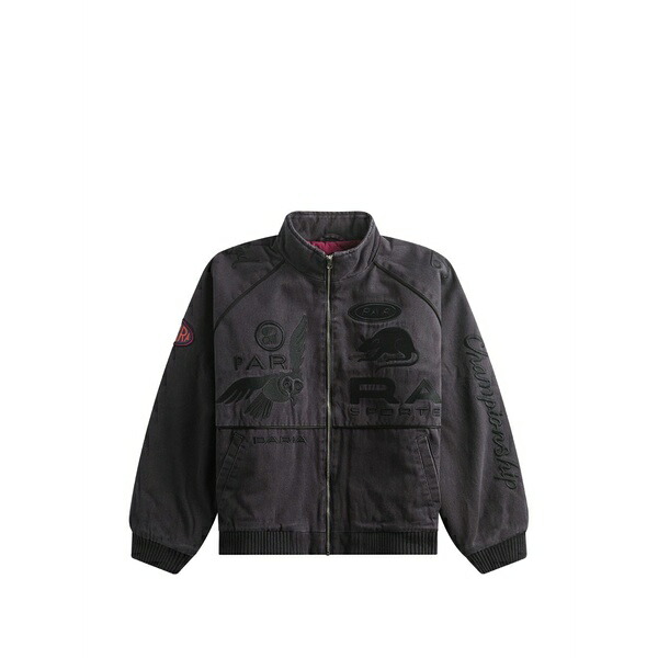 バイパーラ メンズ ジャケット&ブルゾン アウター Owl meets rat embroidered jacket Blue|asty