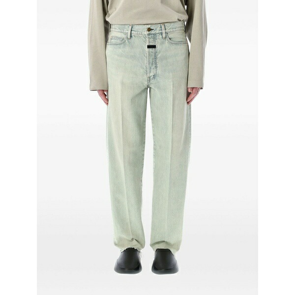 フィアオブゴッド メンズ デニムパンツ ボトムス Straight leg jeans Blue｜asty