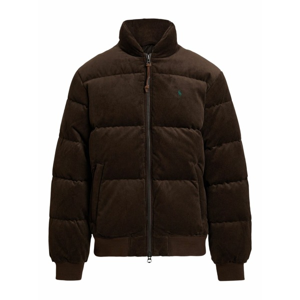 ラルフローレン メンズ ジャケット＆ブルゾン アウター Corduroy padded jacket Brown｜asty