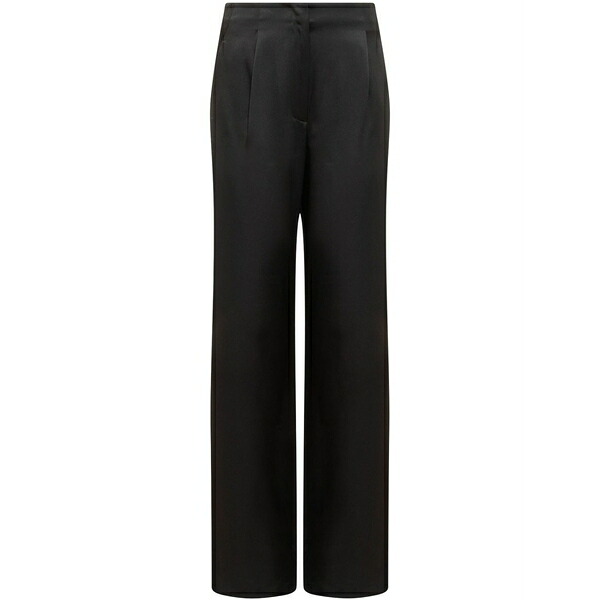エムエスジイエム レディース カジュアルパンツ ボトムス Satin trousers Black|asty