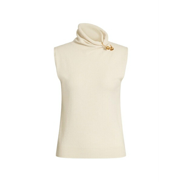 アルベルタ フェレッティ レディース カットソー トップス Roll-neck sleeveless top Neutrals｜asty 97,240円