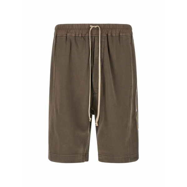 リックオウエンス メンズ カジュアルパンツ ボトムス Flap-pocket shorts Brown｜asty 124,400円