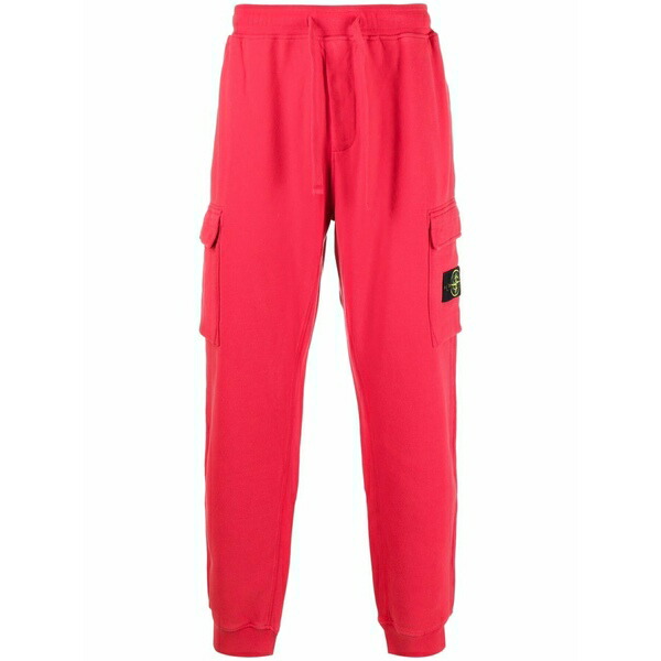 ストーンアイランド メンズ カジュアルパンツ ボトムス Tapered-leg track pants Red｜asty
