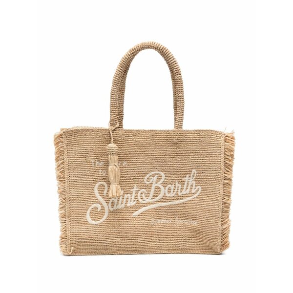 エムシーツーセイントバース レディース トートバッグ バッグ Vanity fringed tote bag Neutrals｜asty