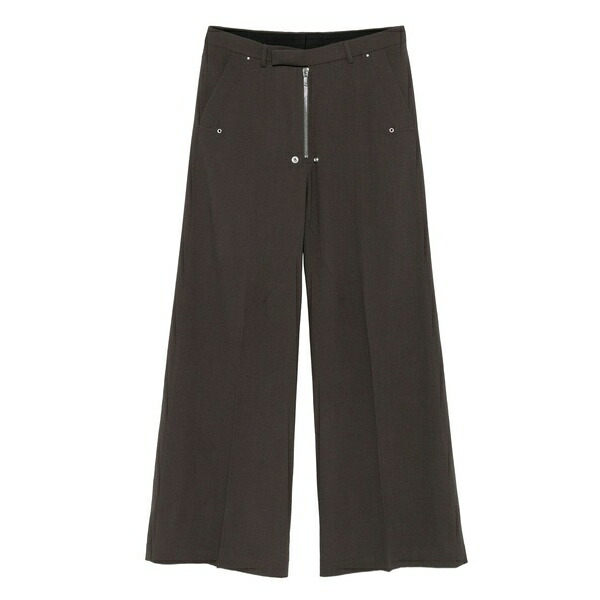 リックオウエンス メンズ カジュアルパンツ ボトムス Zip-fly trousers Brown｜asty