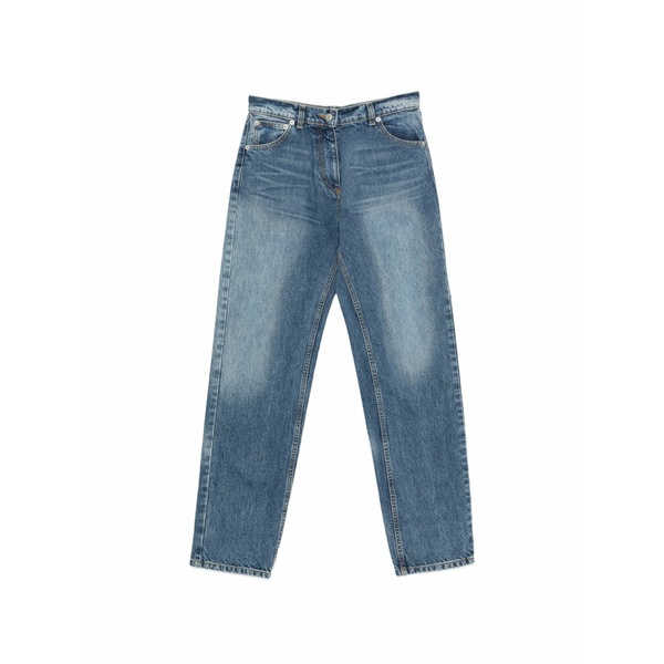 マグダ・ブトリム レディース デニムパンツ ボトムス Faded-effect straight-leg jeans Blue|asty