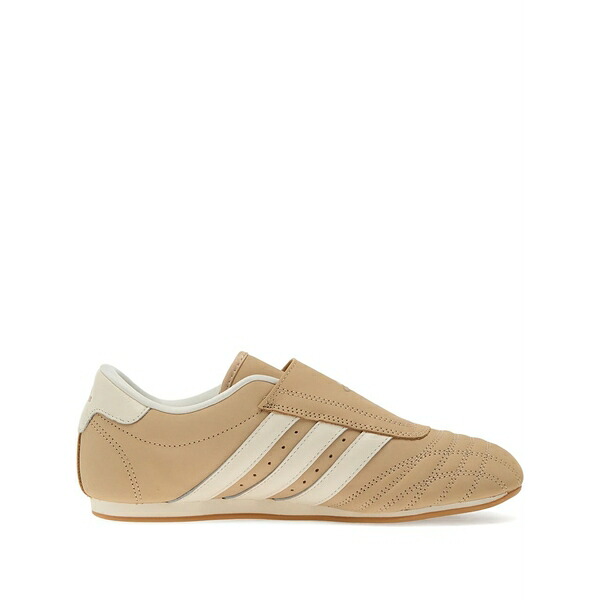 アディダス レディース スニーカー シューズ Taekwondo w three-stripe strap sneakers Neutrals｜asty