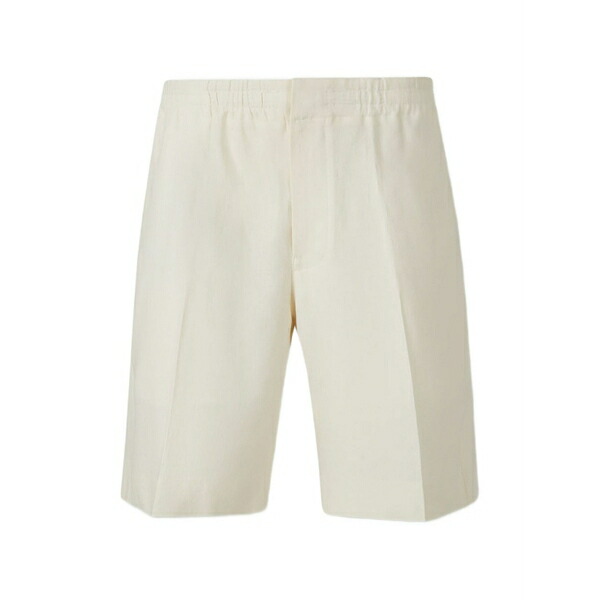 ゼニア メンズ カジュアルパンツ ボトムス Elasticated-waistband shorts Neutrals|asty