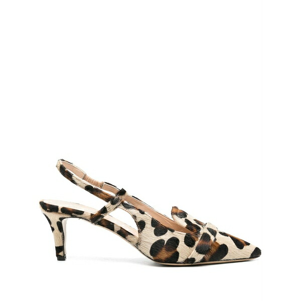 パロッシュ レディース パンプス シューズ 70mm leopard-print slingback pumps Neutrals｜asty
