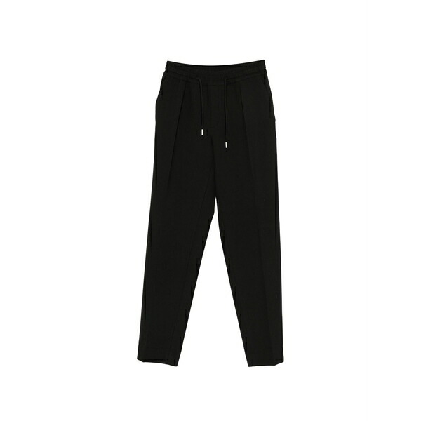 サンドロ メンズ カジュアルパンツ ボトムス Drawstring trousers Black｜asty