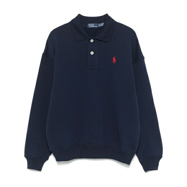 ラルフローレン レディース ポロシャツ トップス Polo-pony-motif polo top Blue|asty