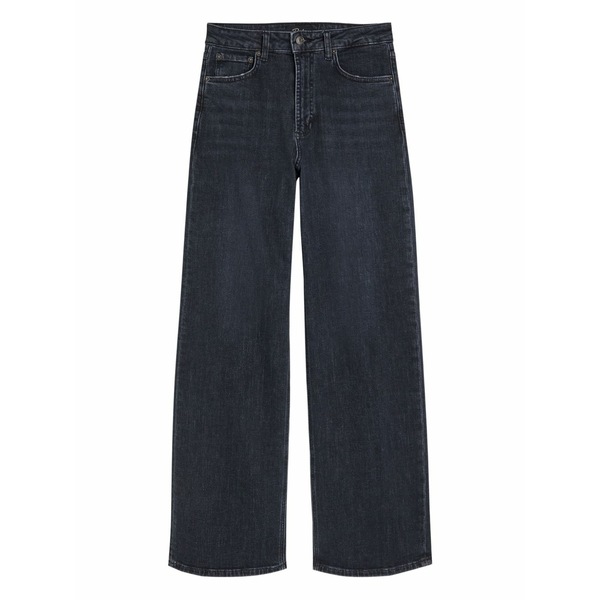 レイルズ レディース デニムパンツ ボトムス Getty wide-leg jeans Black｜asty