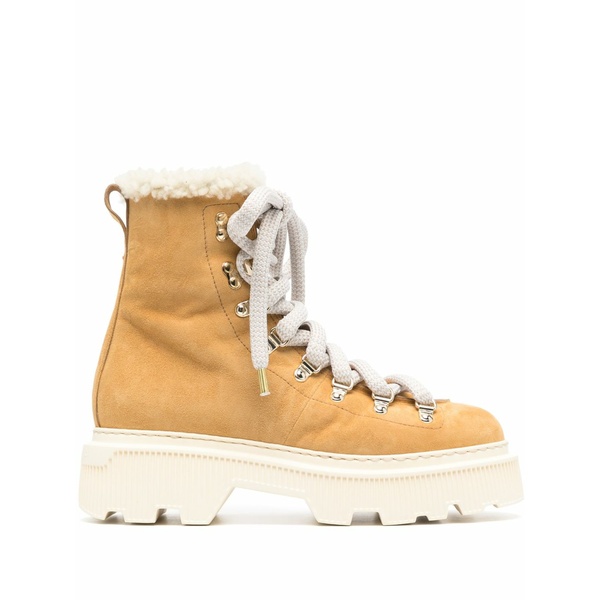 サントーニ レディース ブーツ シューズ Houring suede boots Brown|asty