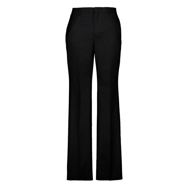 ジバンシー メンズ カジュアルパンツ ボトムス Pinstripe wool trousers Black｜asty