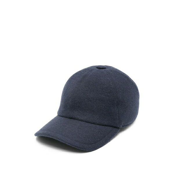 フェデーリ メンズ 帽子 アクセサリー Logo-plaque hat Blue｜asty