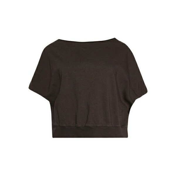 リックオウエンス レディース Tシャツ トップス Dagger top Brown|asty