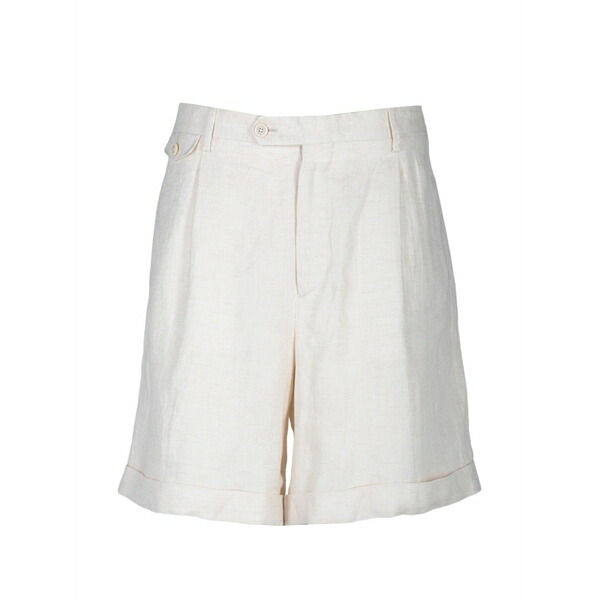 ラルディーニ メンズ カジュアルパンツ ボトムス Belt-loops shorts Neutrals|asty