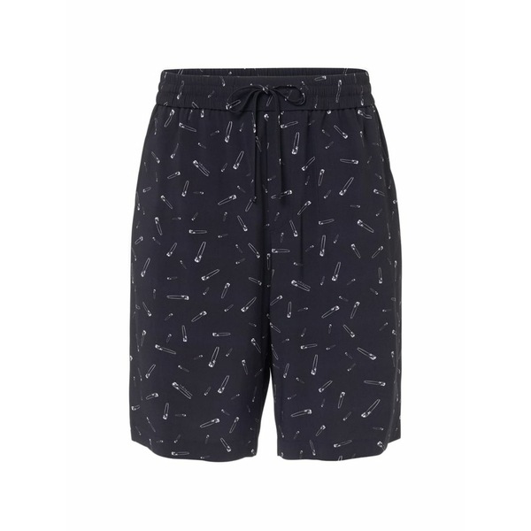 アイスバーグ メンズ カジュアルパンツ ボトムス Safety-pin-print drawstring shorts Blue｜asty