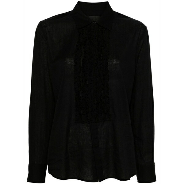 ニリロータン レディース シャツ トップス Nathael shirt Black｜asty