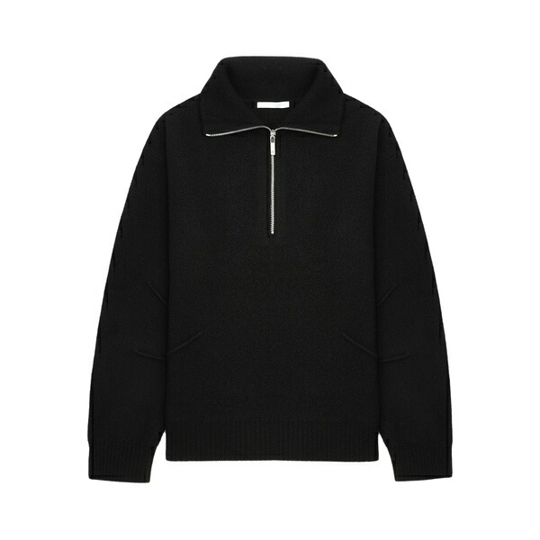 ヘルムート ラング レディース ニット&セーター アウター Zip-up sweater Black｜asty