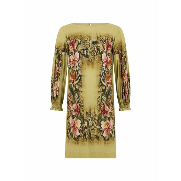 アルベルタ フェレッティ レディース ワンピース トップス Floral-print animal-print mini dress Green|asty