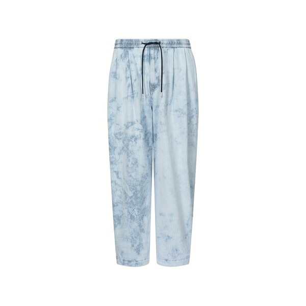 ジュン・ジー メンズ カジュアルパンツ ボトムス Drawstring-fastening jeans Blue｜asty