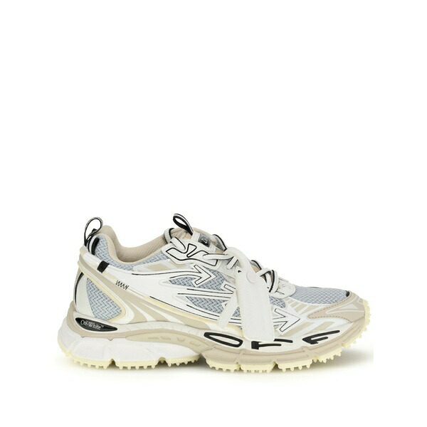 オフホワイト レディース スニーカー シューズ Be right back arrow sneakers White|asty