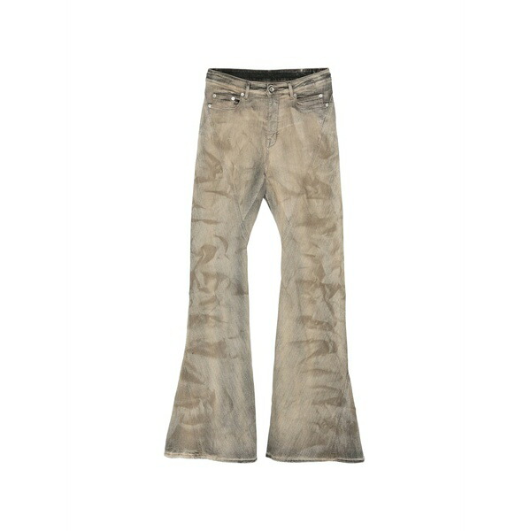リックオウエンス メンズ デニムパンツ ボトムス Washed bootcut jeans Neutrals｜asty 99,990円