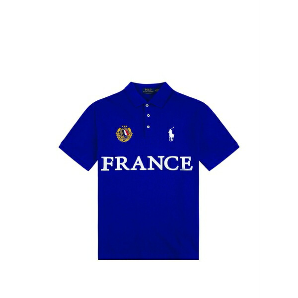 ラルフローレン メンズ ポロシャツ トップス France polo shirt Blue|asty
