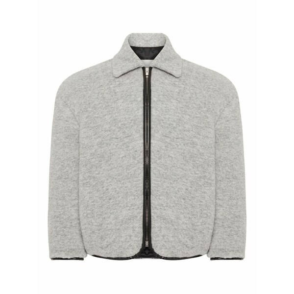 J.W.アンダーソン レディース ジャケット&ブルゾン アウター Cotton collared jacket Grey|asty