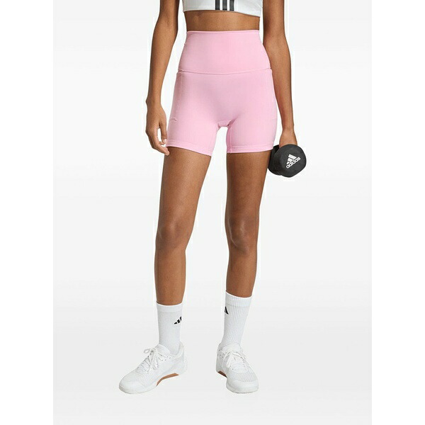 アディダス レディース カジュアルパンツ ボトムス Studio all me performance shorts Pink|asty