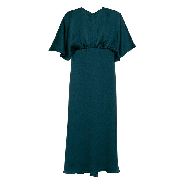 アムサール レディース ワンピース トップス Hammered satin dress Green｜asty 106,590円