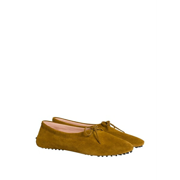 アルベルタ フェレッティ レディース スリッポン・ローファー シューズ Bow-detail pebble-sole loafers Yellow｜asty 102,400円