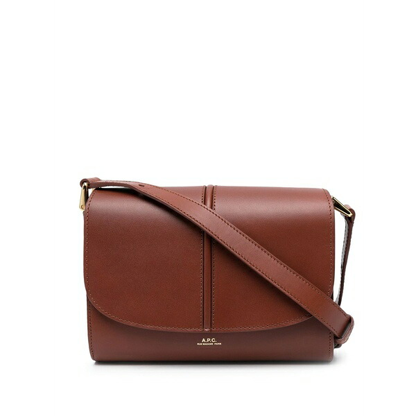 アーペーセー レディース ショルダーバッグ バッグ Small betty horizon crossbody bag Brown｜asty
