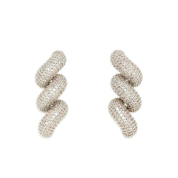 エディーボルゴ レディース ピアス＆イヤリング アクセサリー Rope pav&pound; earrings Silver｜asty