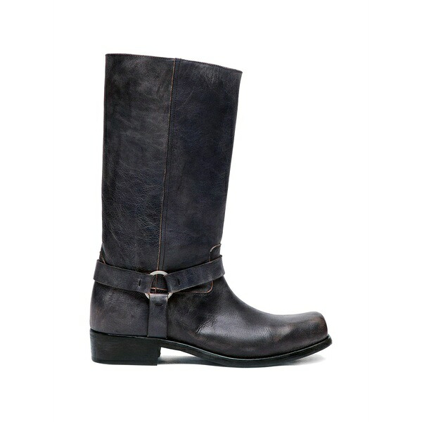 ゴールデングース レディース ブーツ シューズ Buckle-strap biker boots Black|asty