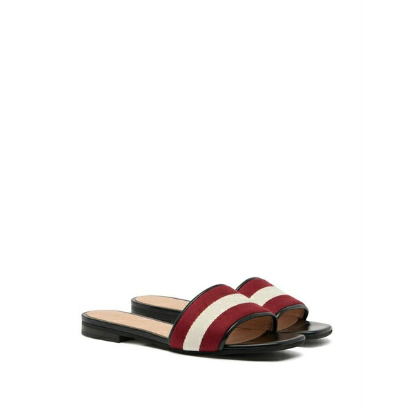 バリー レディース サンダル シューズ Bally ribbon flat sandals Red｜asty 88,990円