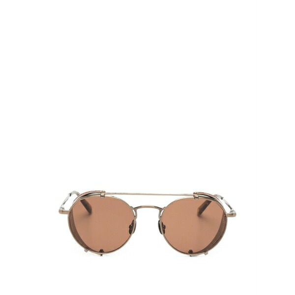 ギャレットライト メンズ サングラス・アイウェア アクセサリー Ocampo round-frame sunglasses Brown|asty