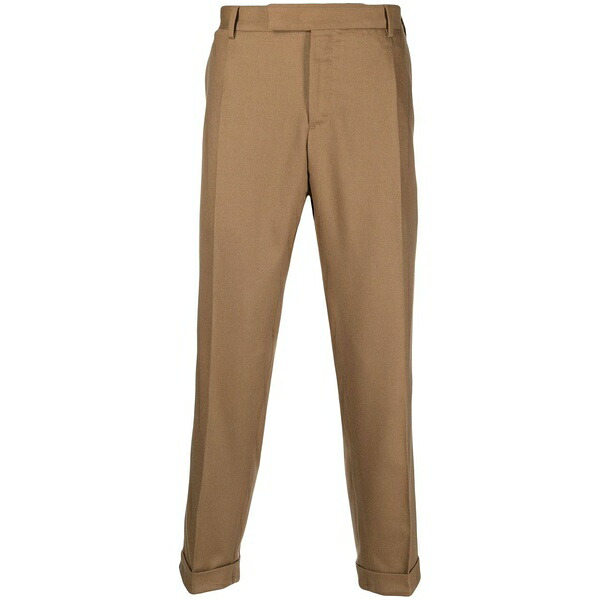 PTトリノ メンズ カジュアルパンツ ボトムス Cropped tailored trousers Neutrals|asty