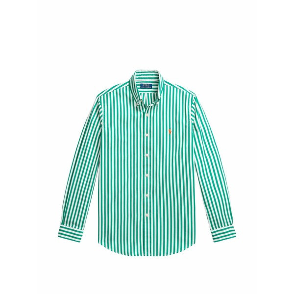 ラルフローレン メンズ シャツ トップス Striped button-down shirt Green｜asty