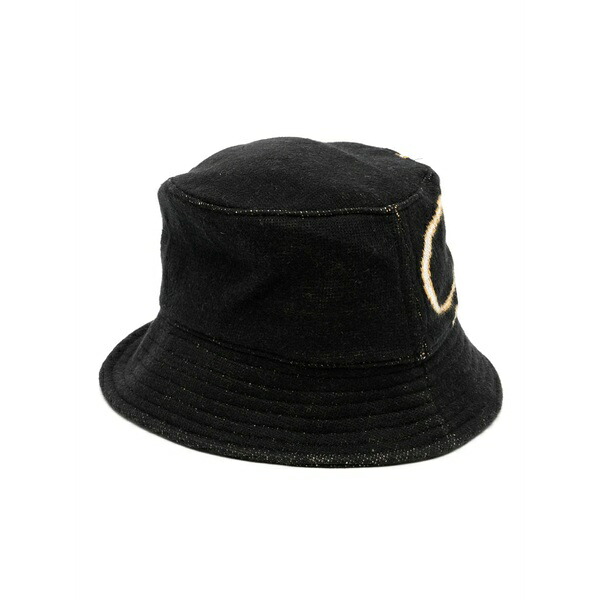 ルード メンズ 帽子 アクセサリー Script bucket hat Black|asty