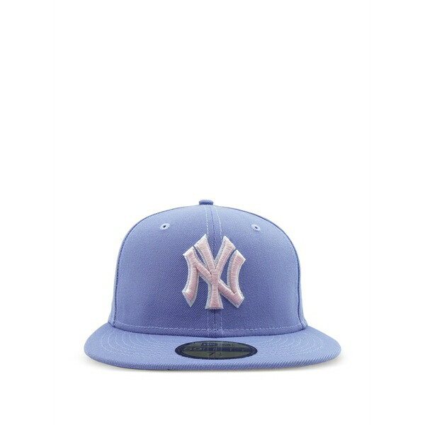 ニューエラ メンズ 帽子 アクセサリー X mlb 59fifty new york yankees baseball cap Purple|asty