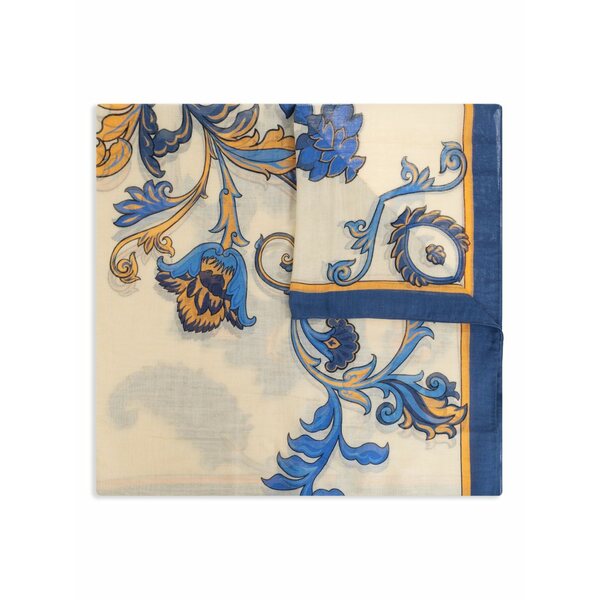エトロ レディース マフラー・ストール・スカーフ アクセサリー Paisley-print scarf Blue｜asty