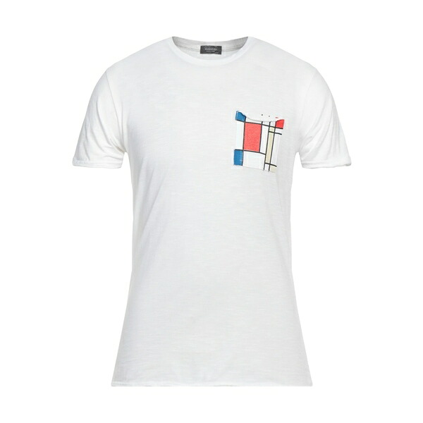 【送料無料】 ロッソピューロ メンズ Tシャツ トップス T-shirts White