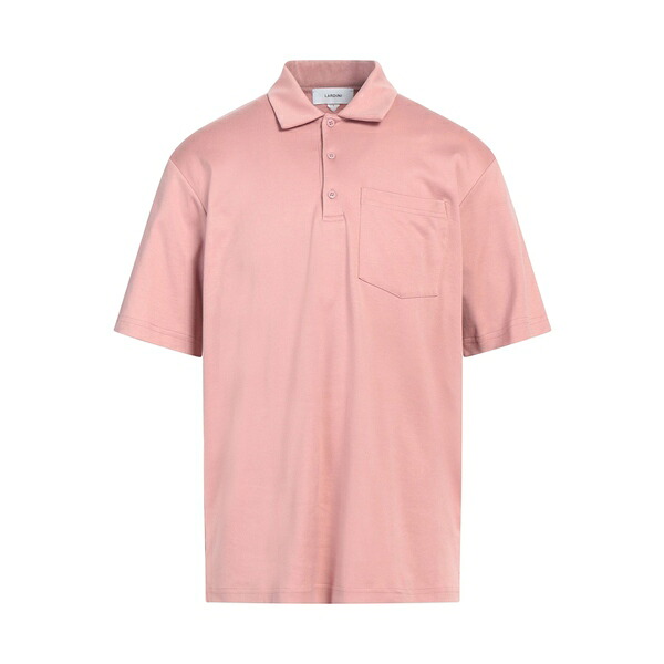 【送料無料】 ラルディーニ メンズ Tシャツ トップス Polo shirts Pink|asty