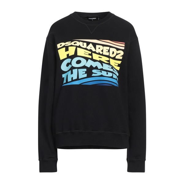 【送料無料】 ディースクエアード メンズ パーカー・スウェットシャツ アウター Sweatshirts Black｜asty