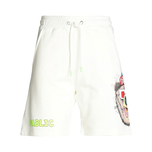 【送料無料】 ヴェルナ メンズ カジュアルパンツ ボトムス Shorts & Bermuda Shorts White