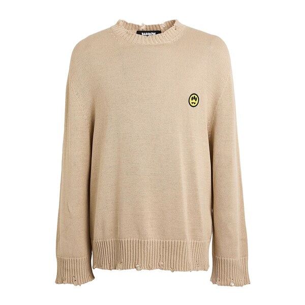 【貨物輸送無料】 バロウ メンズ 編み物\u0026スウェーター アウター Sweaters Beige ニット・セーター-トップス-メンズファッション