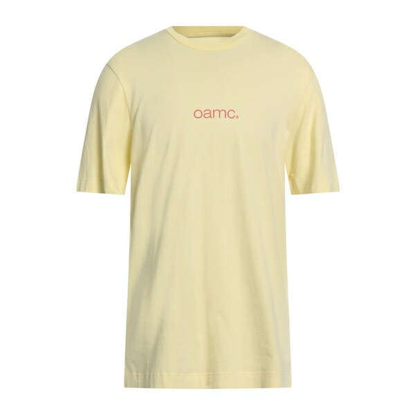 【送料無料】 オーエーエムシー メンズ Tシャツ トップス T-shirts Yellow
