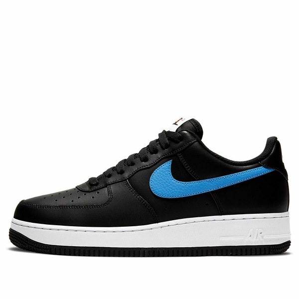 Nike ナイキ メンズ スニーカー 空軍 【Nike Air Force 1 \u002707 \u0027Mismatch Swooshes - Black\u0027 CT2816-001】  大きさ US_11(29.0珊)